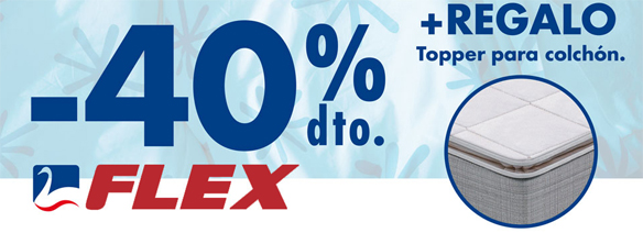 Promoción colchones Flex