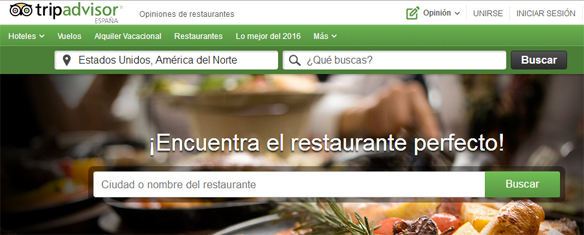 Elegir restaurante tripadvisor