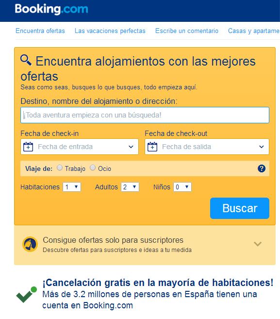 Las mejores webs para elegir hotel