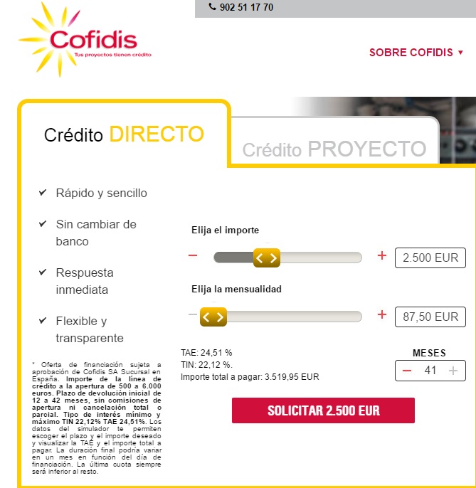 Financiera Cofidis: créditos y préstamos a distancia para comprar lo que necesites